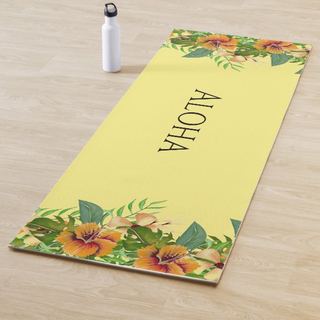 Aloha Tropical Blume Yogamatte (Beispiel)