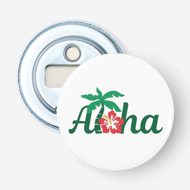 Aloha Tropical Flaschenöffner (Vorderseite)
