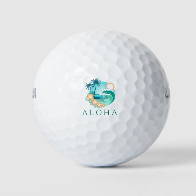Aloha Tropical Golfball (Vorderseite)