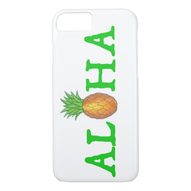 ALOHA Tropical Hawaiian Ananas Telefon Fall Case-Mate iPhone Hülle (Rückseite)