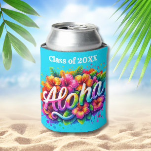 Aloha Tropical Luau-Abschlussfeier-Kühler Dosenkühler