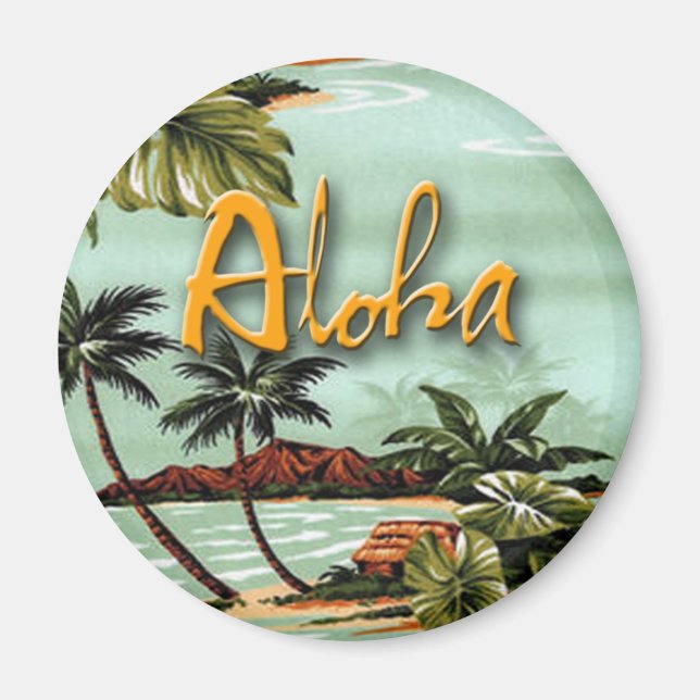 Aloha Tropical Magnet (Vorne)