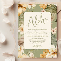 Aloha tropische Babydusche