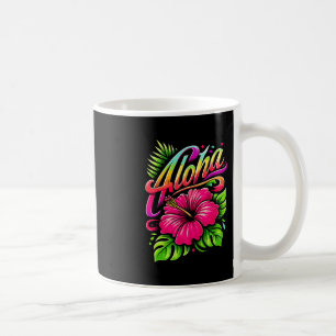 Aloha Tropische Blume Hawaii Urlaub Sommer Strand Kaffeetasse