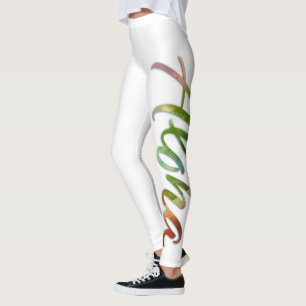 Aloha - tropische Farbbeschriftung - Natur Hawaii Leggings