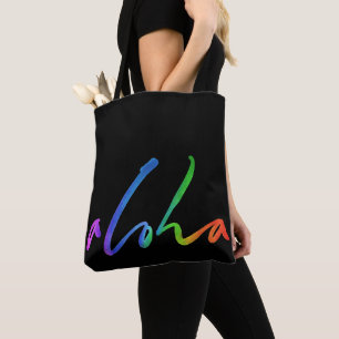 Aloha - Tropische Schrift - Schwarzes Hawaii Hawai