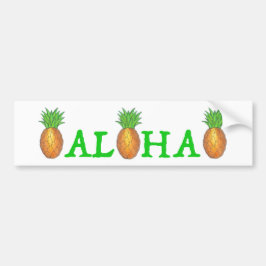 ALOHA Tropischer Hawaii Ananas-Autoaufkleber Autoaufkleber