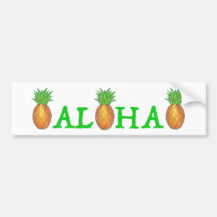 ALOHA Tropischer Hawaii Ananas-Autoaufkleber Autoaufkleber