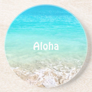 Aloha tropischer Hawaiiansee Getränkeuntersetzer