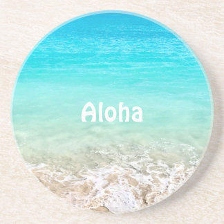 Aloha tropischer Hawaiiansee Getränkeuntersetzer