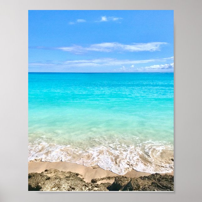 Aloha tropischer Hawaiiansee Poster (Vorne)