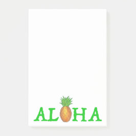 ALOHA Tropisches Hawaii Hawaiianananas Post-its Post-it Klebezettel