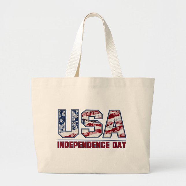 Aloha UUA Hawaiian Patriotic Beach Bags Jumbo Stoffbeutel (Vorne)
