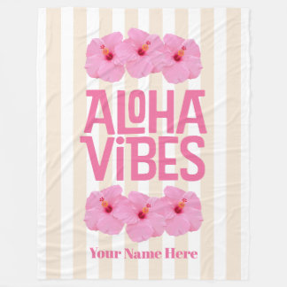 Aloha Vibes Fleecedecke