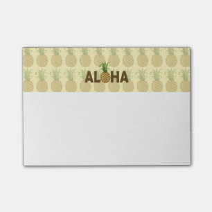 Aloha Vintager Ananas-Hawaiianer Hawaii Post-it Klebezettel