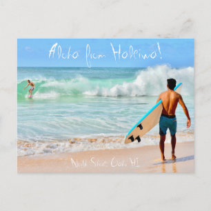 Aloha von Haleiwa Postkarte