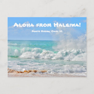 Aloha von Haleiwa Postkarte
