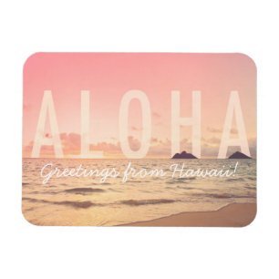 Aloha von Hawaii Magnet