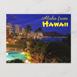 Aloha von Hawaii Postcard Postkarte