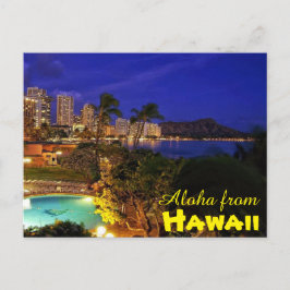 Aloha von Hawaii Postcard Postkarte