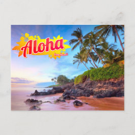 Aloha von Hawaii Postcard Postkarte