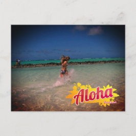 Aloha von Hawaii Postcard Postkarte