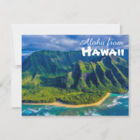 Aloha von Hawaii Postcard