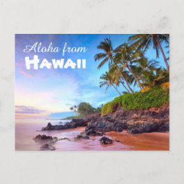 Aloha von Hawaii Postcard Postkarte
