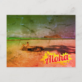 Aloha von Hawaii Postcard Postkarte