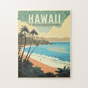 Aloha von Hawaii Vintage Travel Puzzle