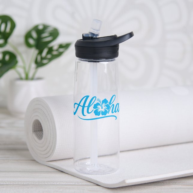 Aloha Water bottle Trinkflasche (Yoga (gedreht))