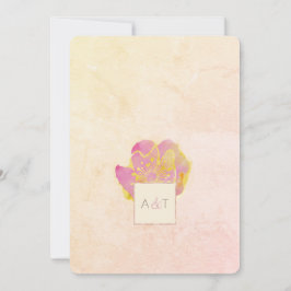 Aloha Watercolor Floral Einladung