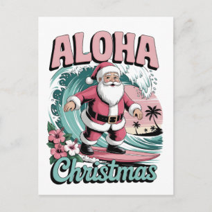 Aloha Weihnachten Hawaii Santa Surfen Tropisch