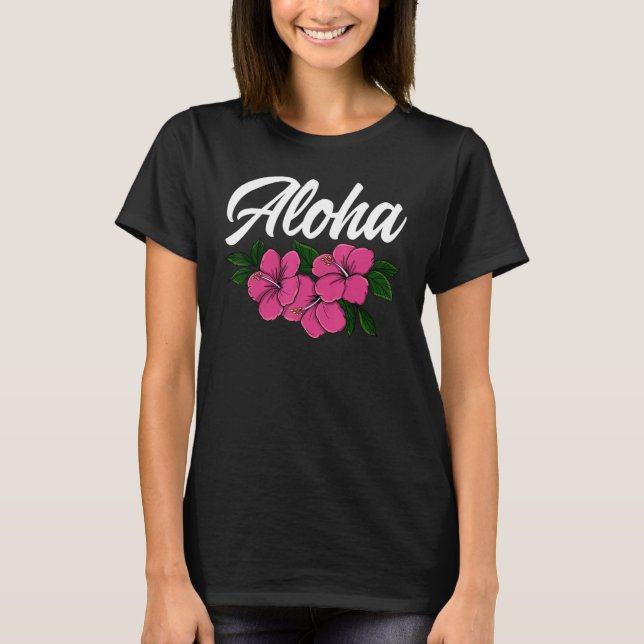 Aloha  Women Hawaii Flower Aloha Party Love 1 T-Shirt (Vorderseite)