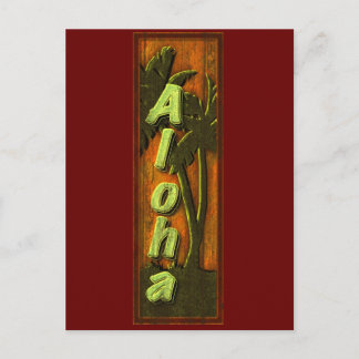 Aloha-Zeichen Postkarte