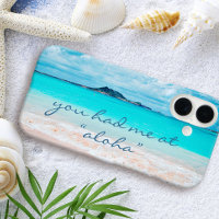 Aloha Zitat Hawaii Türkiser Ozean Sandstrand