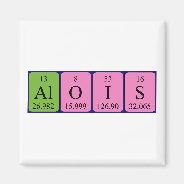 Alois Periodenmagnet Magnet (Vorne)
