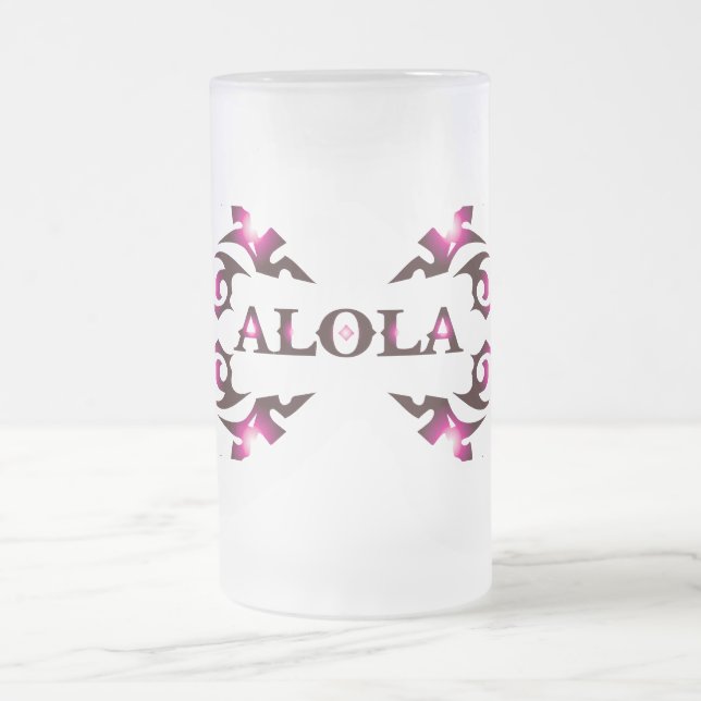 Alola-Bierglas Mattglas Bierglas (Mittel)