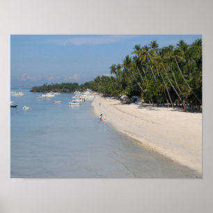 Alona Beach, Panglao Island, Bohol, Philippinen Poster