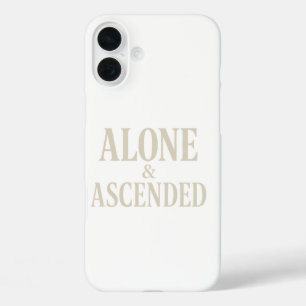 Alone & Ascended - Die Kunst der erhöhten Einsamke iPhone 16 Plus Hülle