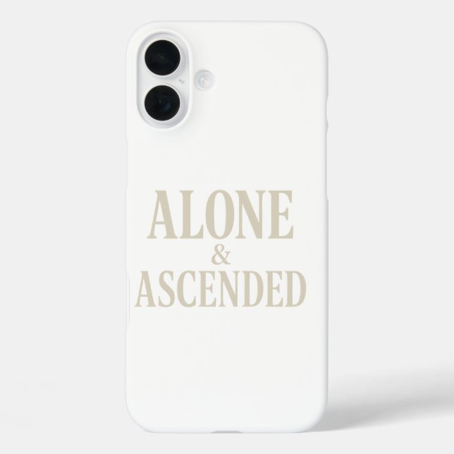 Alone & Ascended - Die Kunst der erhöhten Einsamke Case-Mate iPhone Hülle (Rückseite)