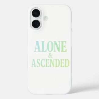 Alone & Ascended - Die Kunst der erhöhten Einsamke iPhone 16 Hülle