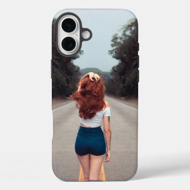 Alone Girl iPhone Case (Rückseite)