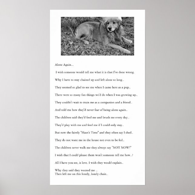 Alone wieder poster (Vorne)