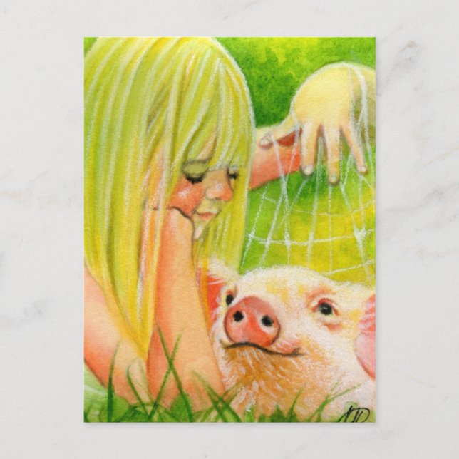 Along came a spider Postcard Postkarte (Vorderseite)