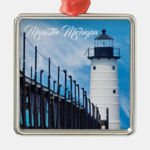 Along Manistee Ornament Aus Metall