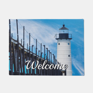 Along Manistee Welcome Doormat Fußmatte