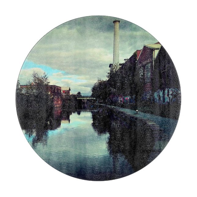 Along the canal  schneidebrett (Vorderseite)