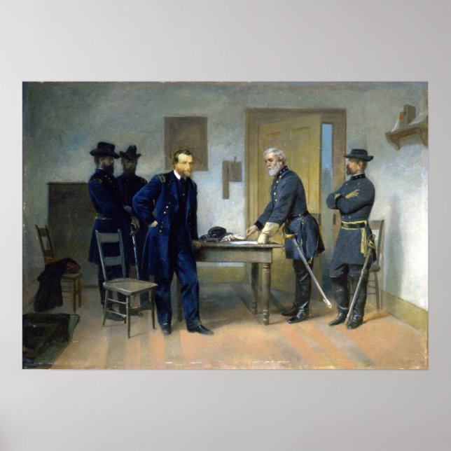 Alonzo Chappel Lee Übergabe an Zuschuss Poster (Vorne)