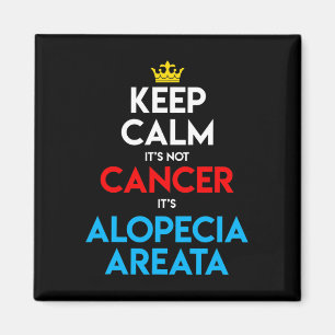 Alopecia Areata Awareness Haair Loss Kopf Behalt Magnet